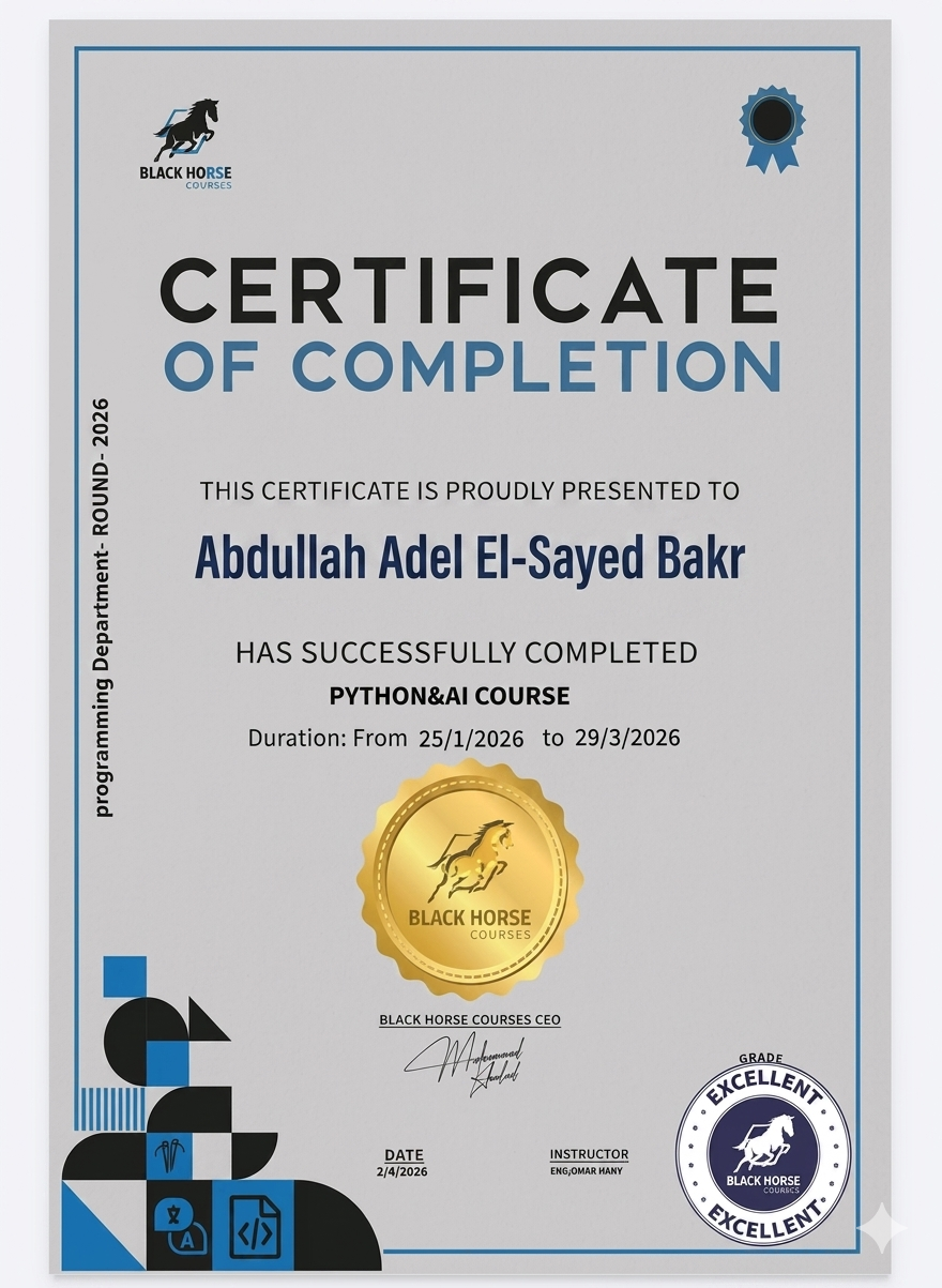 Python and AI Course